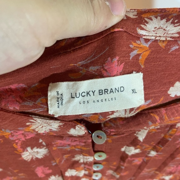 LUCKY BRAND BLOUSE. Size- XL - Picture 14 of 14
